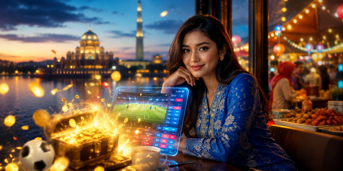 Pemain poker kasino dalam talian di Putrajaya dengan pakaian batik tradisional